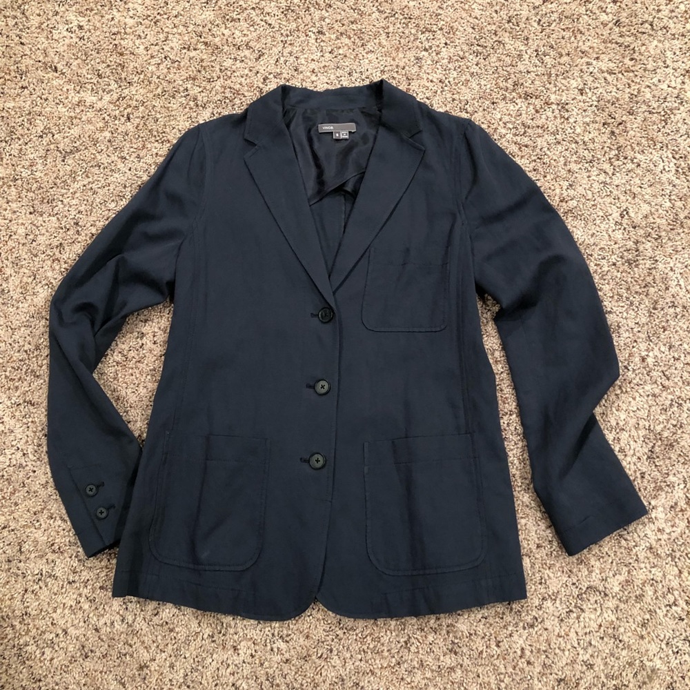 Vince Cotton Blazer